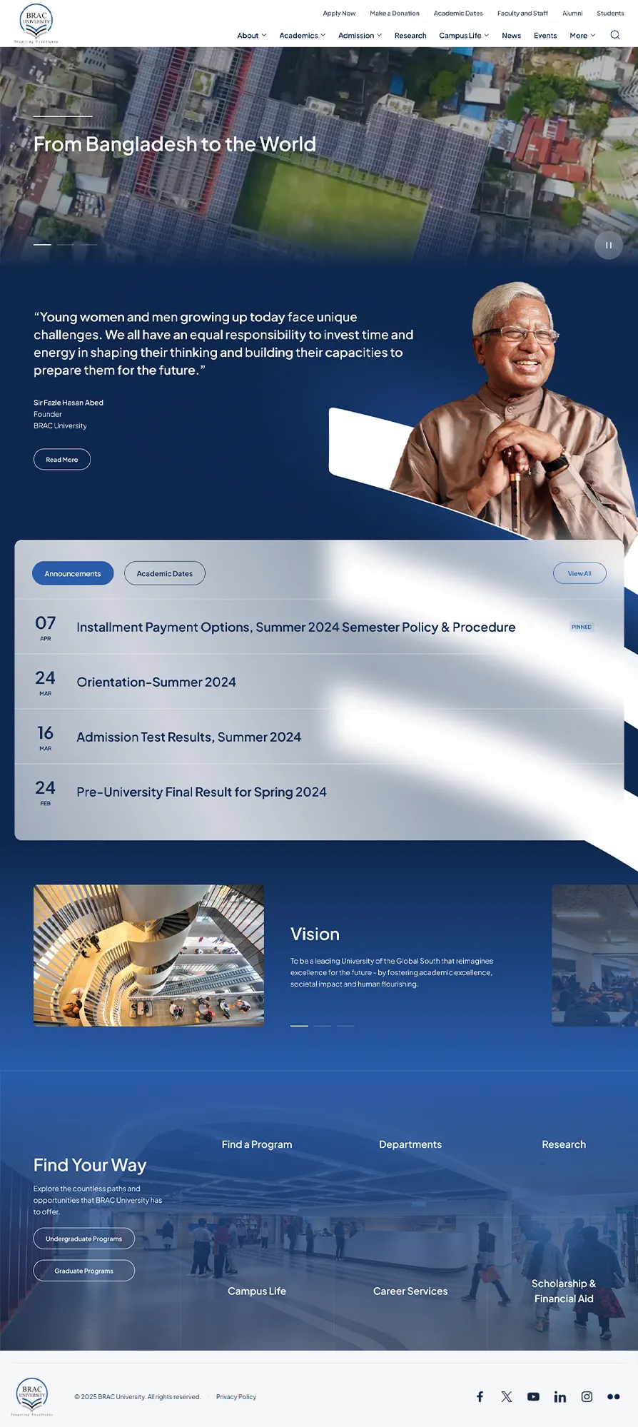 Brac-University-Website-Homepage